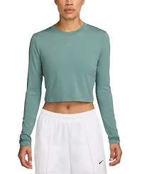 Nike Sportswear Women's Chill Knit Slim Long-Sleeve Cropped Top