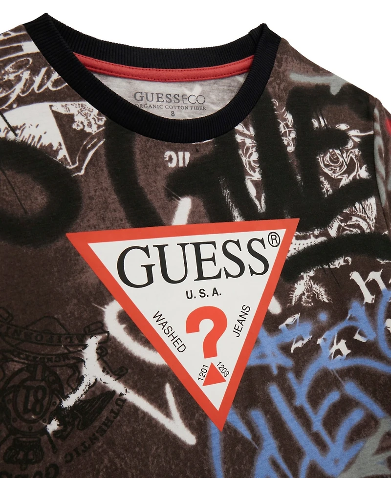 Guess Big Boys Short Sleeve T-Shirt