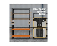 Household storage rack, adjustable display rack, basement balcony storage rack, carbon steel storage rack, 120cm 50cm 180cm, five floors