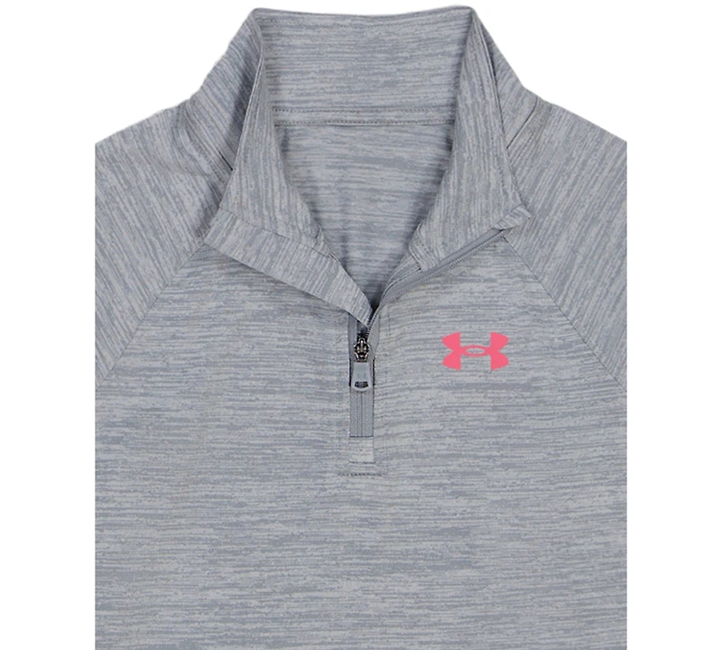 Under Armour Toddler & Little Girls 2-Pc. Twist Tech 1/4-Zip Sweatshirt Leggings Set