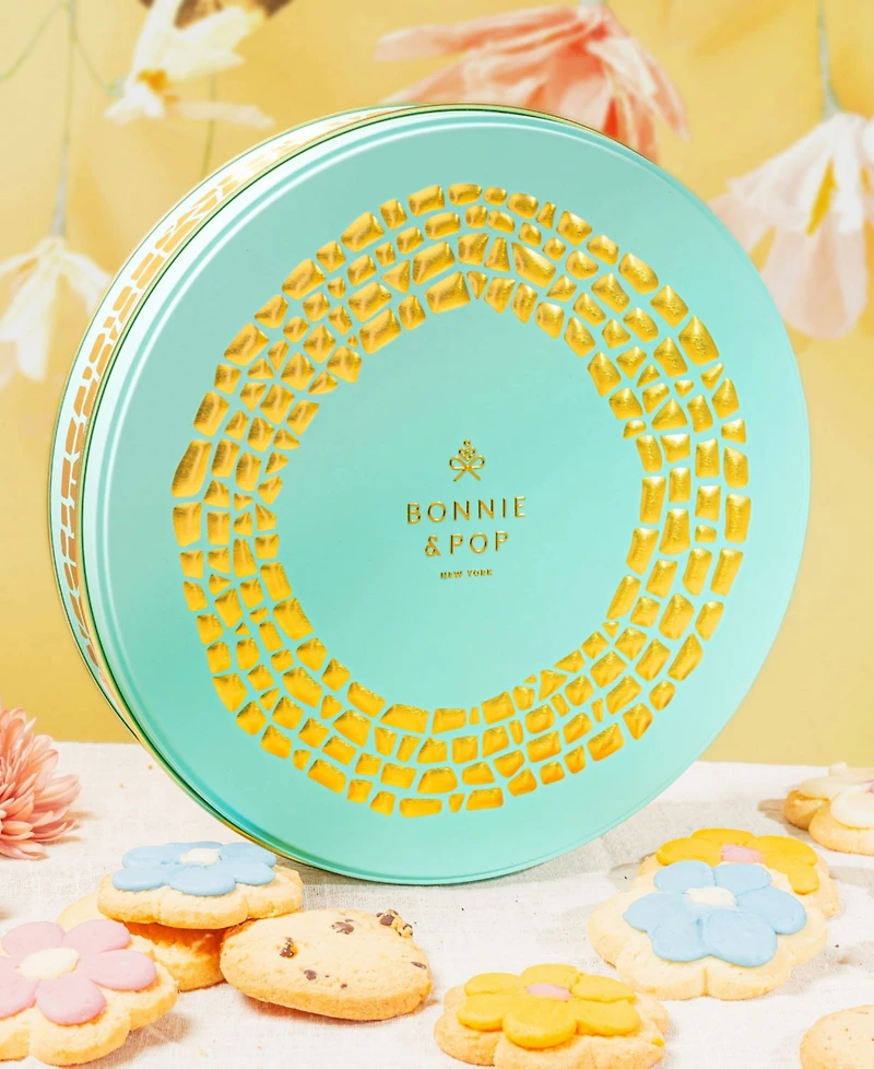 Bonnie & Pop Spring Cookie Tin, 14 Pieces