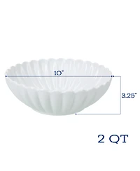 Bia Cordon Bleu Petal Round Serving Bowls, Set of 2