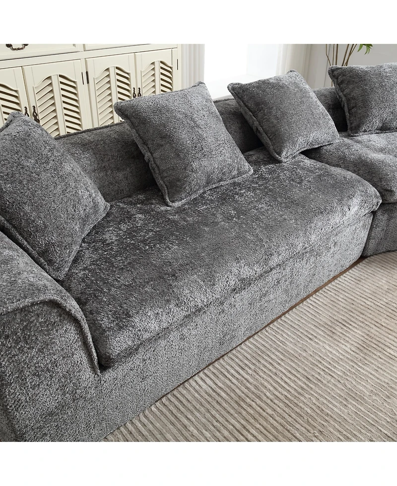 Streamdale Cozy Boucle 3-Seater Sofa for Small Spaces