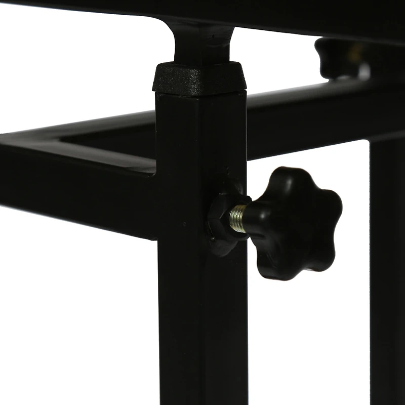 Streamdale Furniture Artisan Handcrafted Modern Industrial Mango Wood C-Shape End Table