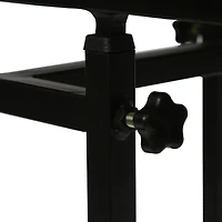 Streamdale Furniture Artisan Handcrafted Modern Industrial Mango Wood C-Shape End Table