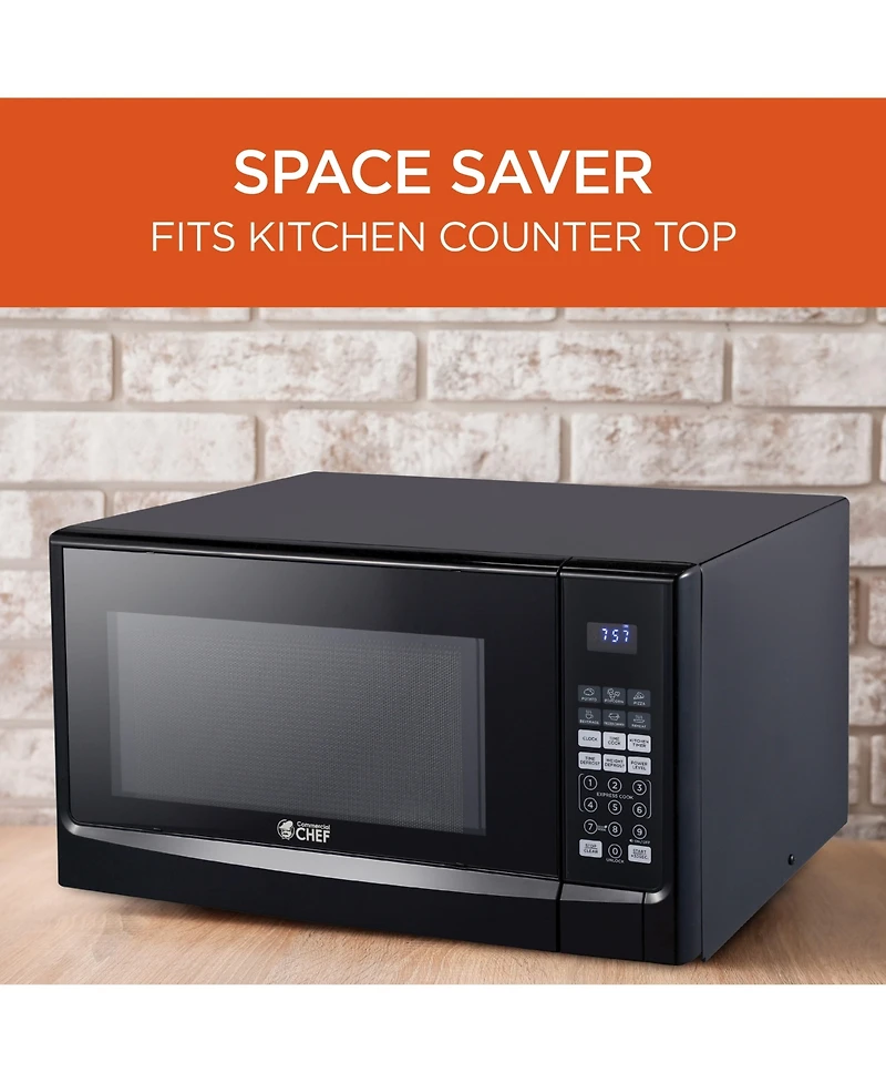 1.4 Cu. Ft. Counter Top Microwave, Black