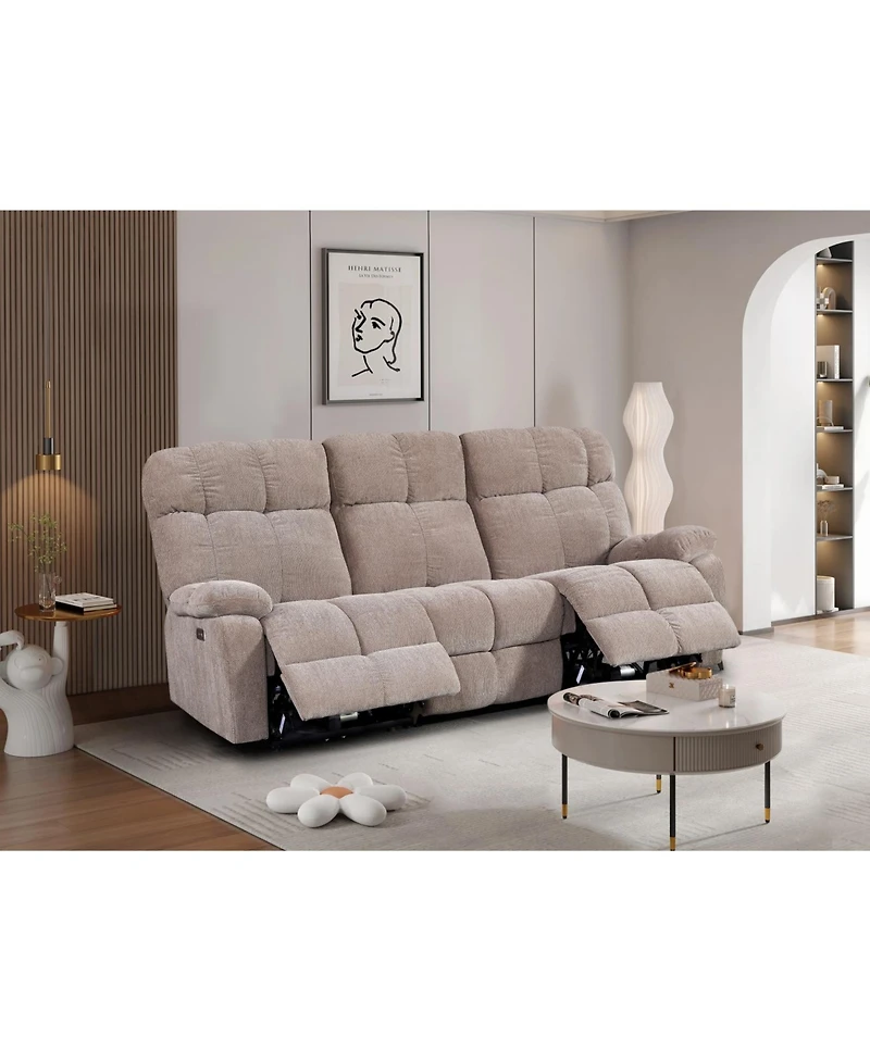 Streamdale Dual Okra Motor Power Recliner Sofa 2 Seater 1.5L-r+1.5R-r Multiple Combinations