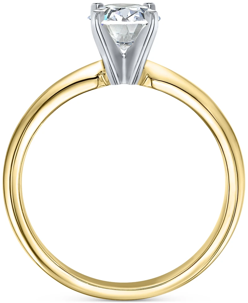 Igi Certified Diamond Oval-Cut Solitaire Ring (1 ct. t.w.) Platinum or 18k Gold
