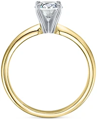 Igi Certified Diamond Oval-Cut Solitaire Ring (1 ct. t.w.) Platinum or 18k Gold