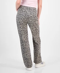 Madden Girl Juniors' 90s Fit Leopard-Print