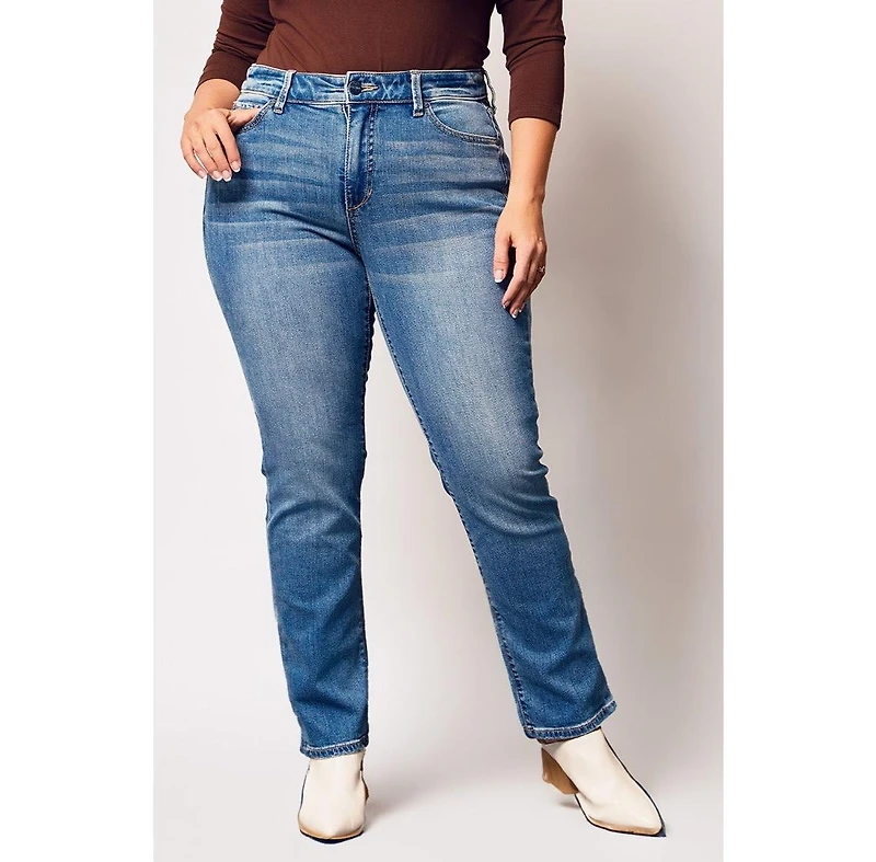 Slink Jeans Plus Denim High Rise Straight