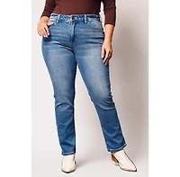 Slink Jeans Plus Denim High Rise Straight