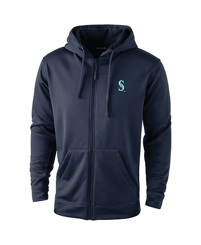 Dunbrooke Men's Navy Seattle Mariners Trophy Full-Zip Hoodie