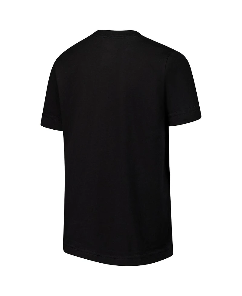 Outerstuff Big Boys and Girls Black New Jersey Devils Primary Logo T-Shirt
