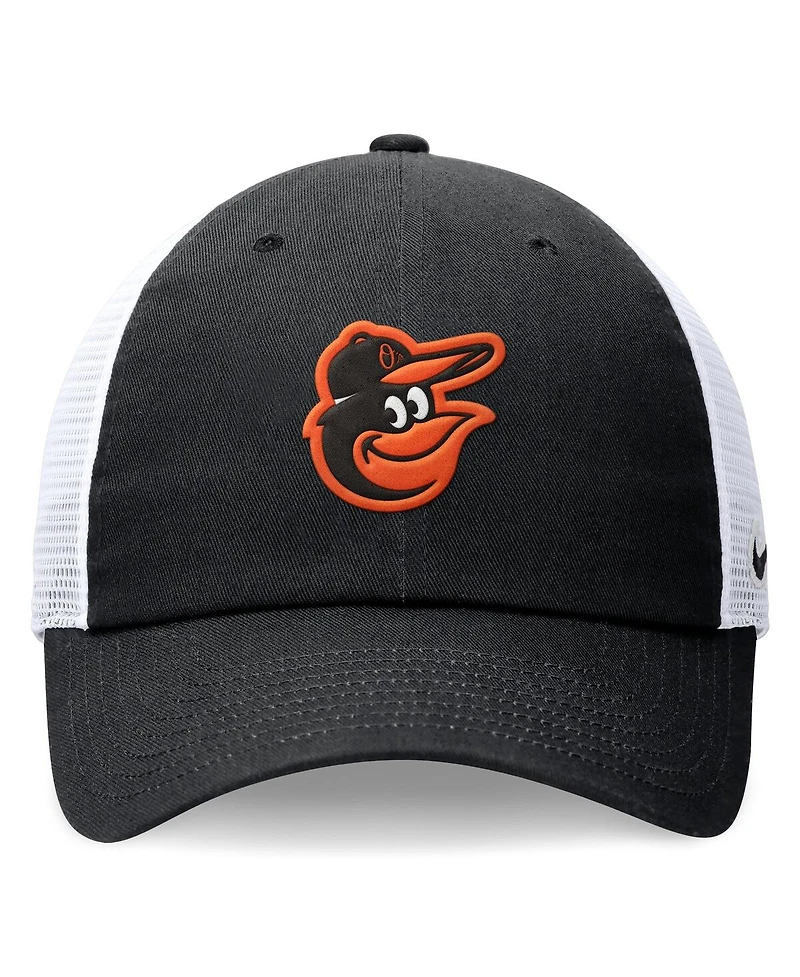 Nike Men's Black Baltimore Orioles Club Trucker Adjustable Hat