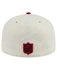 New Era Men's White/Red Kansas City Chiefs Main 59FIFTY Fitted Hat