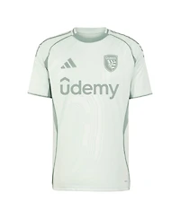 Adidas Men's Light Green San Jose Earthquakes 2025 One Planet Pre-Match Jersey