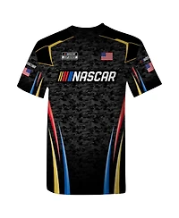 Checkered Flag Sports Men's Black Nascar Uniform T-Shirt