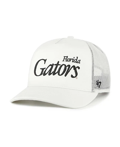 '47 Brand Men's and Women's Cream Florida Gators Foundation Script Adjustable Trucker Hat