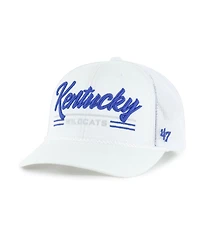'47 Brand Men's White Kentucky Wildcats Garner Rope Trucker Adjustable Hat