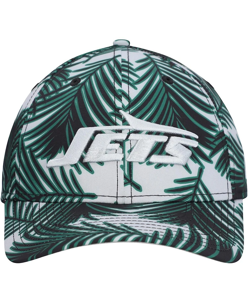 New Era Men's Gray York Jets Palms 39THIRTY Flex Hat