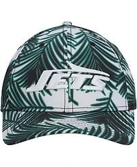 New Era Men's Gray York Jets Palms 39THIRTY Flex Hat