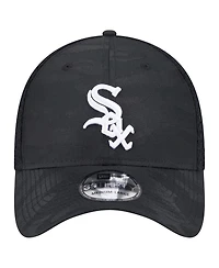 New Era Men's Black Chicago White Sox Subtle Camo 39THIRTY Flex Hat