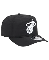 New Era Men's Black Miami Heat Injection Everyday Golfer Adjustable Hat