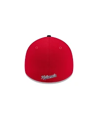 New Era Men's Red/Navy Washington Nationals 2025 Mlb Clubhouse 39THIRTY Flex Hat