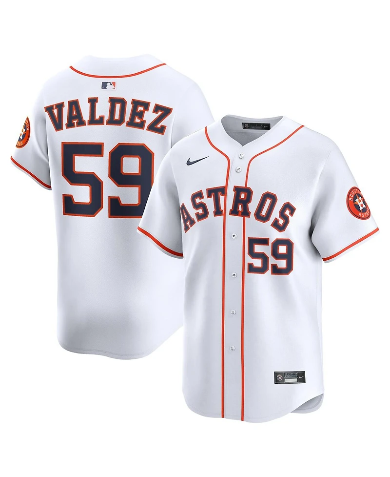 Nike Men's Framber Valdez White Houston Astros Home Limited Player Jersey