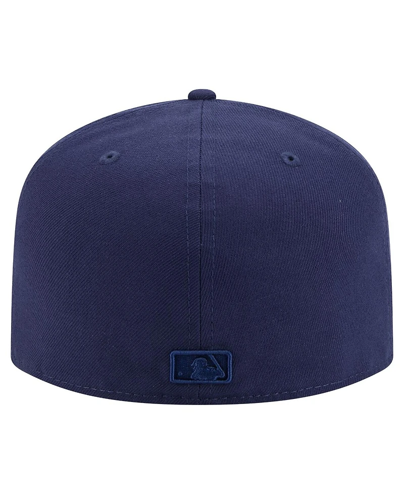New Era Men's Navy Detroit Tigers Color Pack A-Frame 59FIFTY Fitted Hat