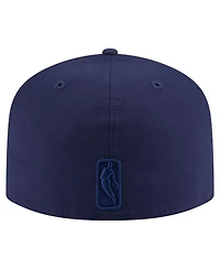 New Era Men's Navy Brooklyn Nets Colorpack A-Frame Pinch Front 59FIFTY Fitted Hat