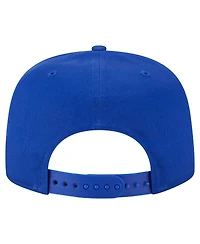 New Era Men's Royal Golden State Warriors Team Text Golfer Snapback Hat