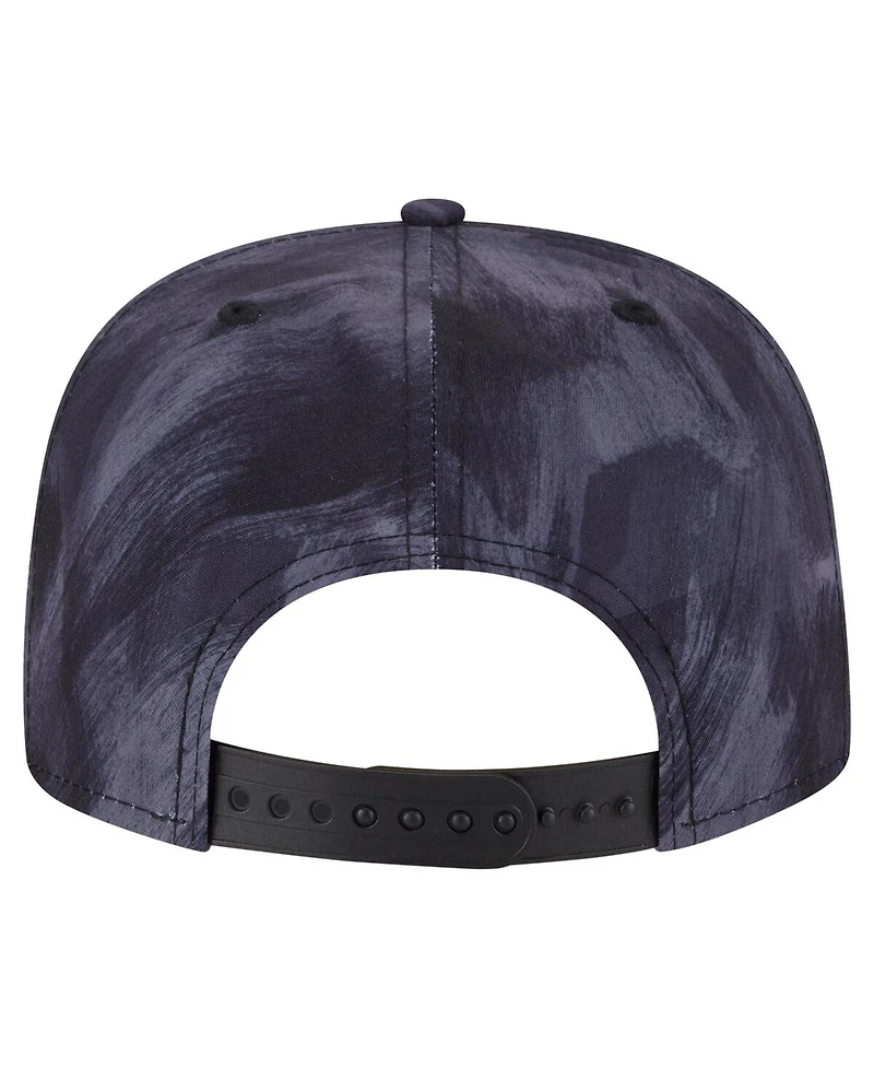 New Era Men's Navy Texas Rangers Printed Golfer Snapback Hat
