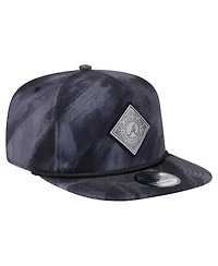 New Era Men's Navy Atlanta Braves Printed Golfer Snapback Hat
