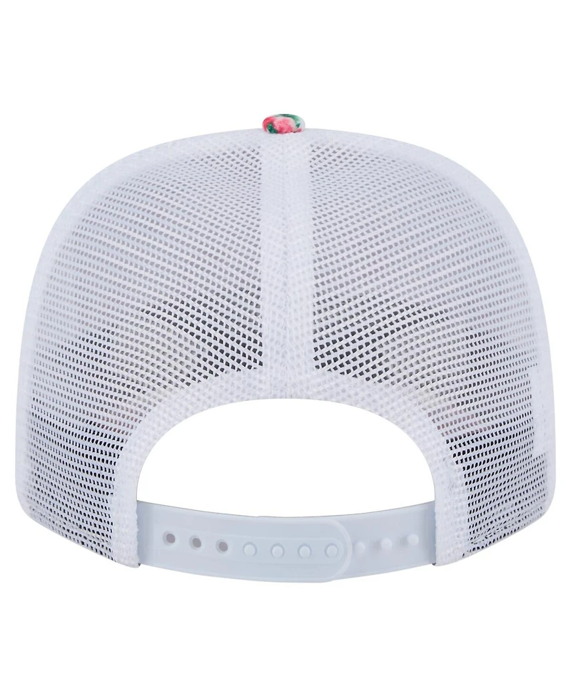New Era Men's White Arizona Diamondbacks Flamingo Mesh Back 9SEVENTY Stretch-Snap Hat