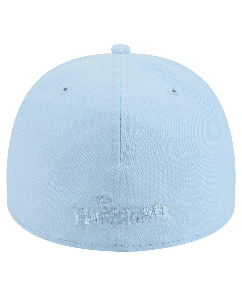 New Era Men's Light Blue the Flintstones A-Frame 59FIFTY Fitted Hat