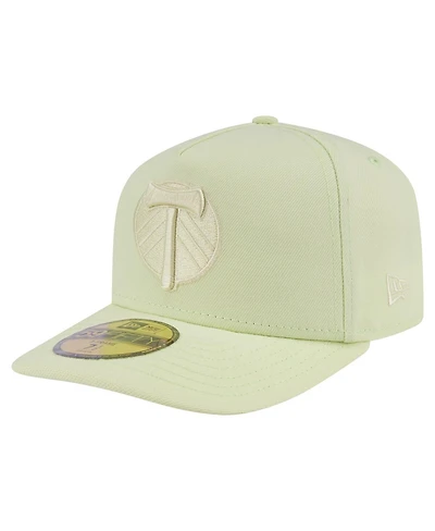 New Era Men's Green Portland Timbers Color Pack A-Frame 59FIFTY Fitted Hat