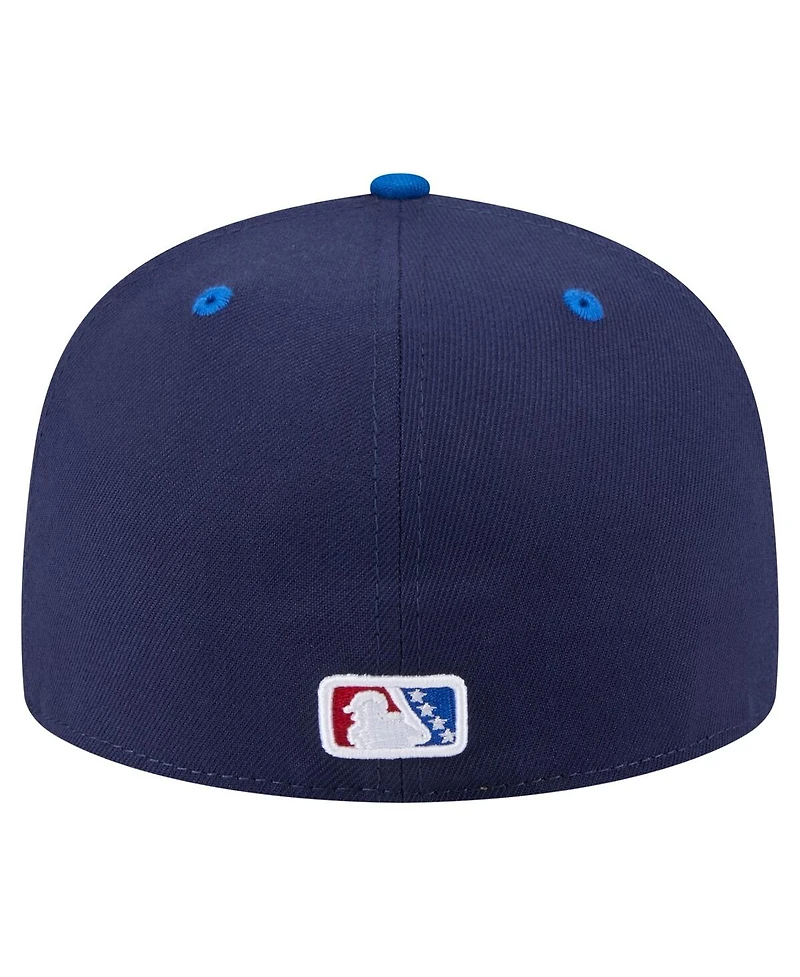 New Era Men's Navy Lehigh Valley IronPigs Copa de la Diversion 59FIFTY Fitted Hat