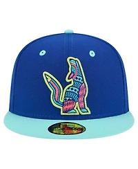 New Era Men's Blue Hillsboro Hops Copa de la Diversion 59FIFTY Fitted Hat