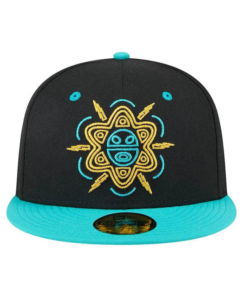 New Era Men's Black Buffalo Bisons Copa de la Diversion 59FIFTY Fitted Hat