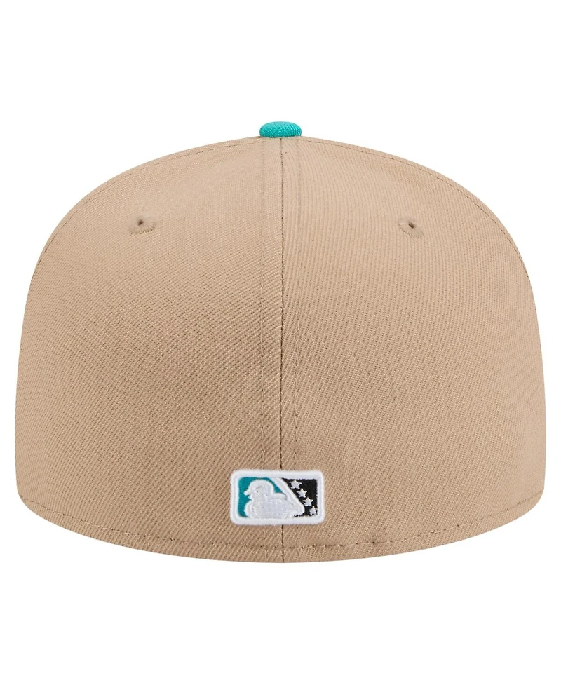 New Era Men's Beige Bowie Baysox Copa de la Diversion 59FIFTY Fitted Hat