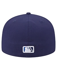 New Era Men's Navy Pensacola Blue Wahoo's Authentic Collection 59FIFTY Fitted Hat
