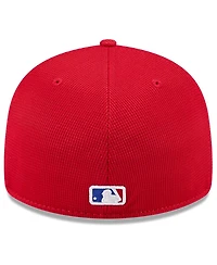 New Era Men's Red Atlanta Braves City Connect Batting Practice Low Profile 59FIFTY Fitted Hat
