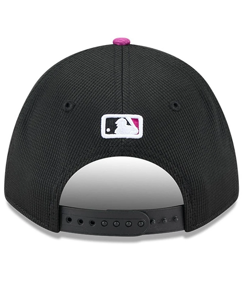 New Era Men's Charcoal/Purple New York Mets City Connect Batting Practice 9FORTY M-Crown Adjustable Hat