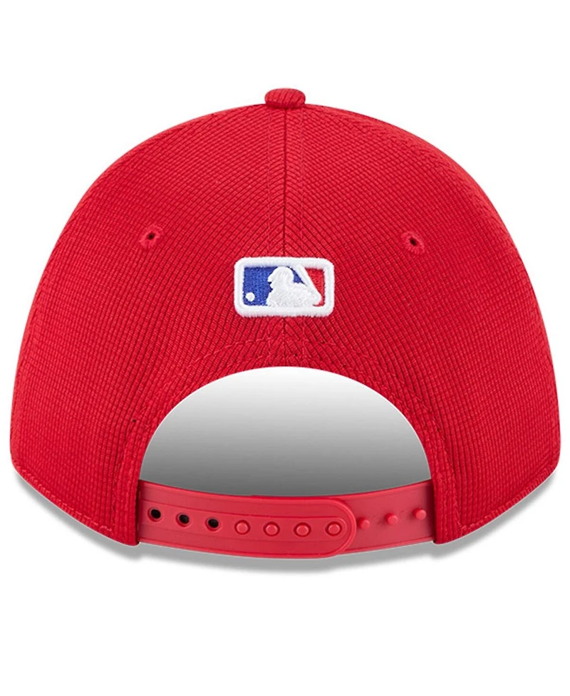 New Era Men's Red Atlanta Braves City Connect Batting Practice 9FORTY M-Crown Adjustable Hat