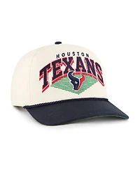 '47 Brand Men's Cream Houston Texans Pomona Rope Adjustable Hitch Hat