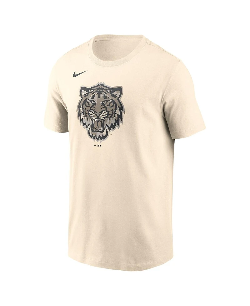 Nike Men's Cream Detroit Tigers Camo Logo T-Shirt