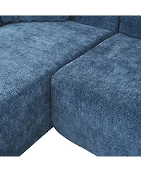 Streamdale Modern Large L-Shape Modular Sectional Sofa for Living Room, Bedroom, Salon, 2 Piece Free Combination, Simplified Style