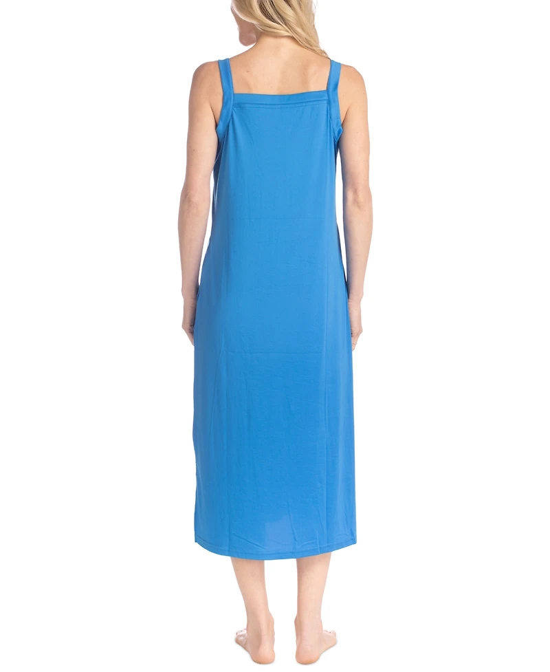 Muk Luks Women's Square-Neck Slip Nightgown